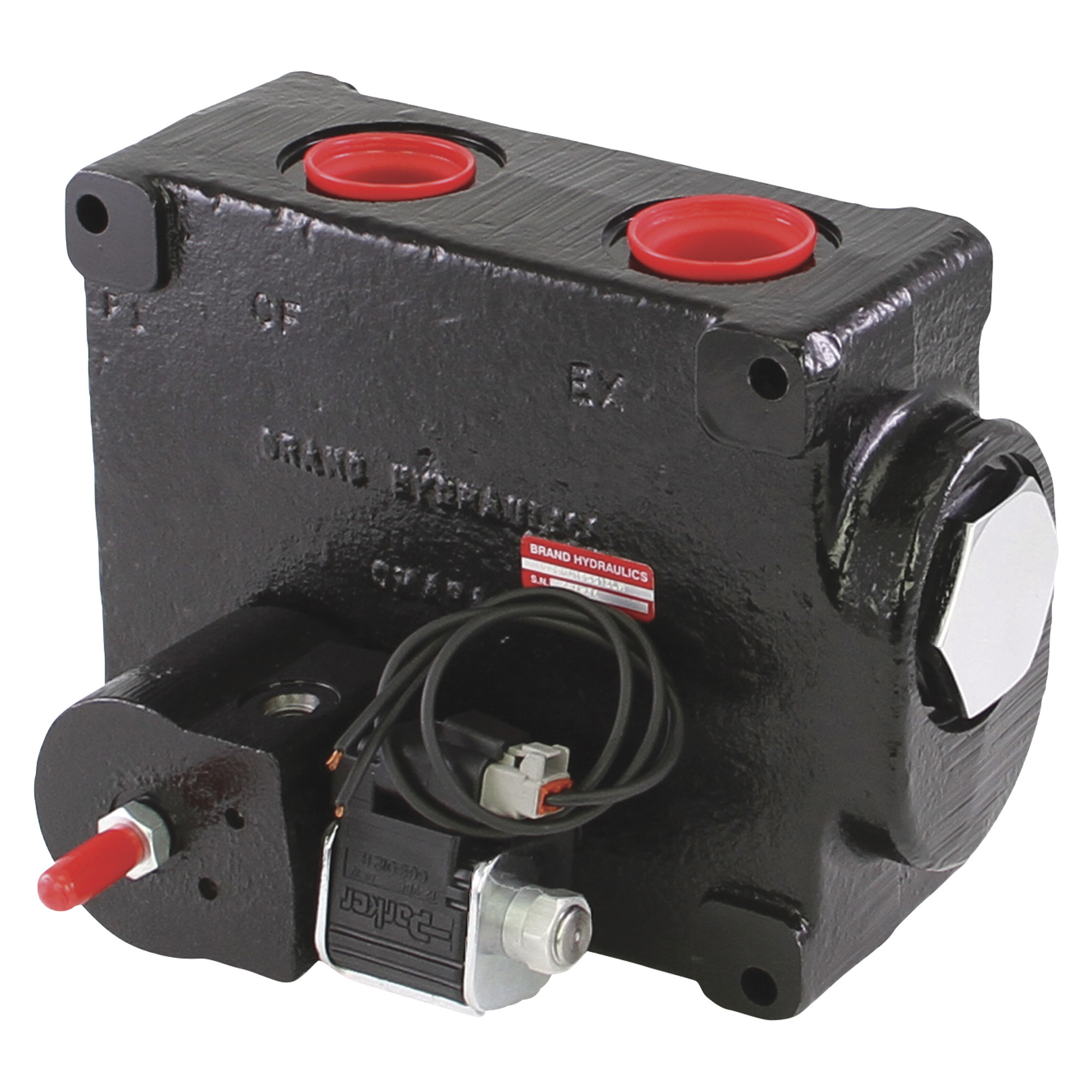 Brand Hydraulics Electronically Adjustable Flow Control Valve - 0-55 GPM, 3,000 PSI, Model# PLEFC165512LM